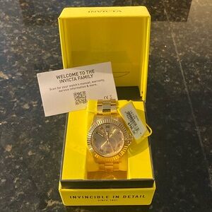 NWT Invicta Men's Pro Diver Watch-Champagne Gold-44